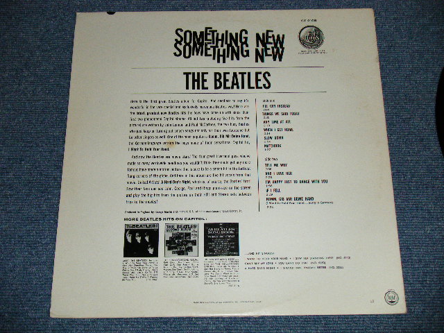 画像: The BEATLES -  SOMETHING NEW ( Matrix # A) ST-1-2108-F-21/B) ST-2-2108-F-19 : Ex+/MINT-) / US REISSUE "1976 Version ORANGE Label" Used LP 