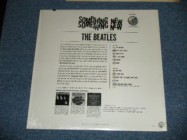 画像: The BEATLES -  SOMETHING NEW ( Matrix # A) ST-1-2108-F-21/B) ST-2-2108-F-19 : MINT-/MINT-) / US REISSUE "1976 Version ORANGE Label" Used LP 