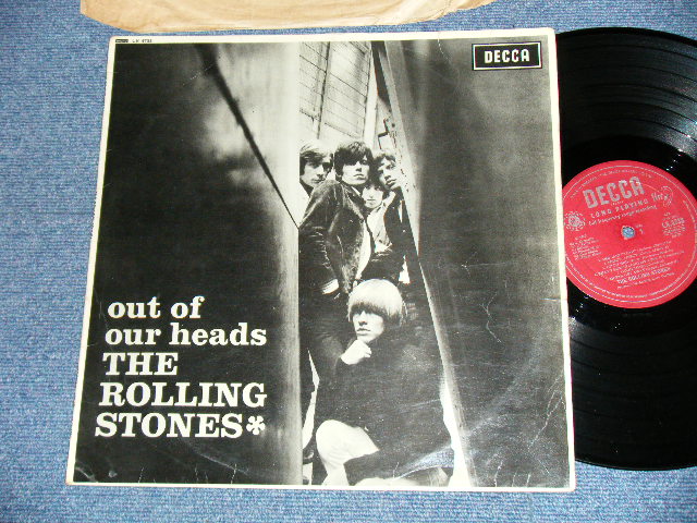 画像1: ROLLING STONES - OUT OF OUR HEADS ( Ex-,Ex/Ex-) (Matrix# A) ARL,6973-9A / B) ARL,6974-9B  )  / 1965 UK ENGLAND "UnBoxed 'DECCA' Label"  MONO Used LP