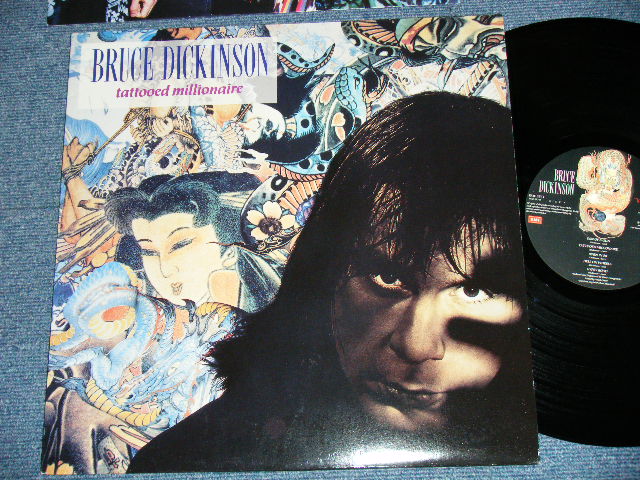 画像1: BRUCE DICKINSON of IRON MAIDEN - TATTOOED MILLIONAIRE ( MINT-/MINT )  /  1990  UK ENGLAND  ORIGINAL Used LP 