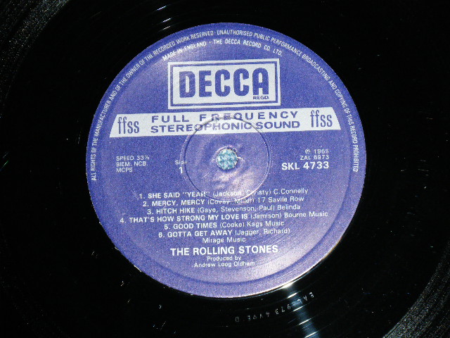 画像: ROLLING STONES - OUT OF OUR HEADS ( Ex++/MINT-) (Matrix# A) EAL-6973-4 V ▽E D 1 /B)EAL-6974-4 V ▽E D 2  )  / 1970's  Version UK ENGLAND "Boxed 'DECCA' Label"  STEREO Used LP