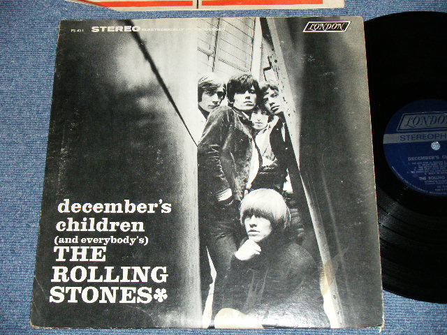 画像1: ROLLING STONES -  DECEMBER'S CHILDREN  ( Ex+/Ex++ Looks:Ex+) (Matrix# A) ZAL-7031-4 △8579  / B) ZAL-7032-4 △8579-x )  / 1966 VERSION? US AMERICA  "DARK BLUE with Boxed 'LONDON' Label"  STEREO Used LP