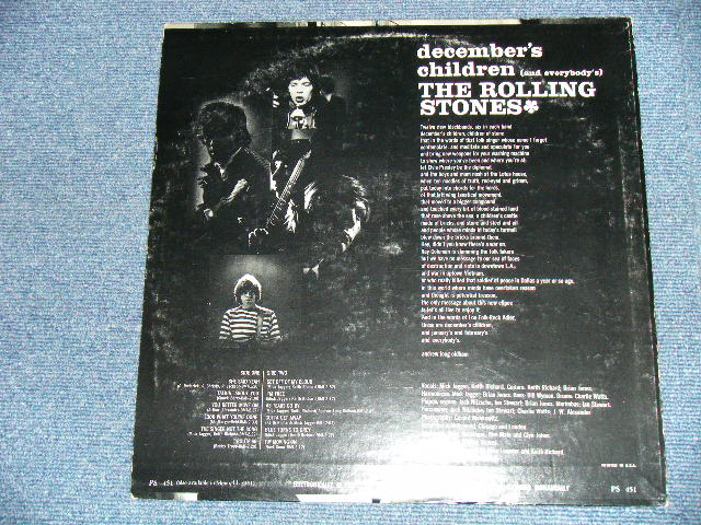 画像: ROLLING STONES -  DECEMBER'S CHILDREN  ( Ex+/Ex++ Looks:Ex+++) (Matrix# A) ZAL-7031-4 △8579  / B) ZAL-7032-4 △8579-x )  / 1965 VERSION? US AMERICA  "BLUE with Boxed 'LONDON' Label"  STEREO Used LP