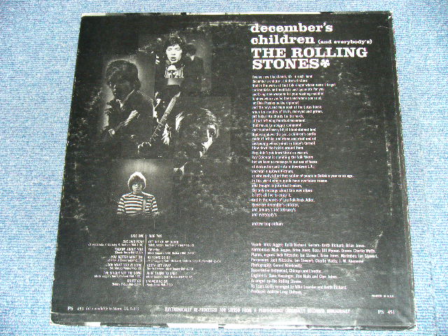 画像: ROLLING STONES -  DECEMBER'S CHILDREN  ( Ex+/MINT-, Ex+++) (Matrix# A) ZAL-7031-9 / B) ZAL-7032-9 )  / 1970's VERSION? US AMERICA  "Boxed 'LONDON' Label"  STEREO Used LP