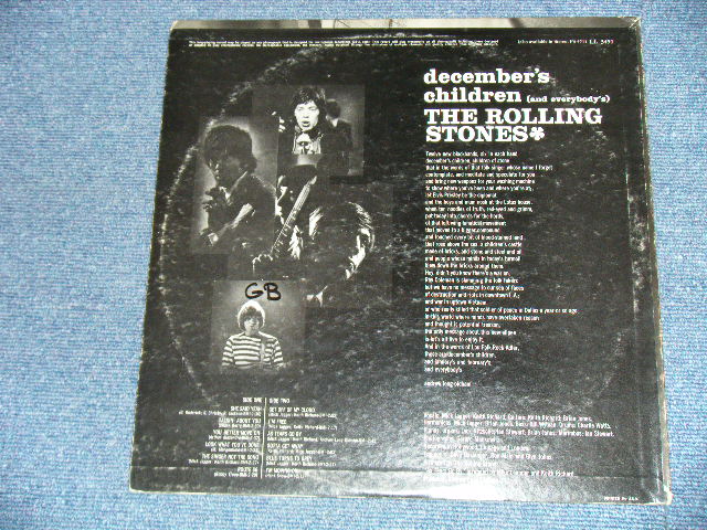 画像: ROLLING STONES -  DECEMBER'S CHILDREN  ( Ex-/Ex  Looks: VG+++ ) (Matrix# A) ARL-7031-5/ B) ARL-7032-5 )  / 1965 VERSION  US AMERICA  "MAROON  with Boxed 'LONDON' Label"  MONO  Used LP