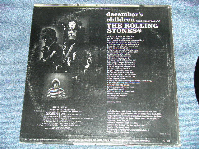 画像: ROLLING STONES -  DECEMBER'S CHILDREN  ( Ex+/MINT-) (Matrix# A) ZAL-7031-9 / B) ZAL-7032-9 )  / 1972 VERSION? US AMERICA  "Boxed 'LONDON' Label"  STEREO Used LP