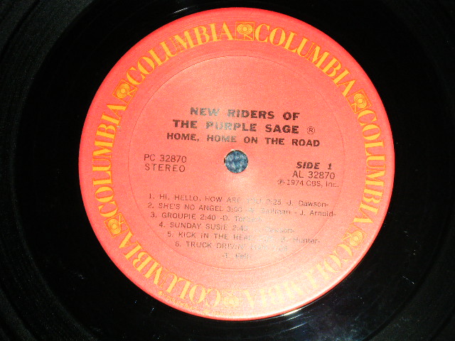 画像: NEW RIDERS OF THE PURPLE SAGE - HOME HOME ON THE ROAD  ( Ex/Ex+++) / 1974 US AMERICA ORIGINAL Used  LP 