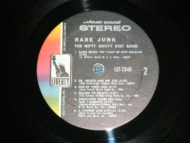 画像: THE NITTY GRITTY DIRT BAND - RARE JUNK (MINT-/Ex+++ Looks:MINT- )   / 1968 US AMERICA ORIGINAL STEREO  Used  LP 