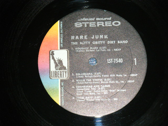 画像: THE NITTY GRITTY DIRT BAND - RARE JUNK (MINT-/Ex+++ Looks:MINT- )   / 1968 US AMERICA ORIGINAL STEREO  Used  LP 