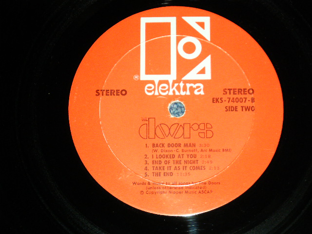 画像: THE DOORS - THE doors ( Matrix # A)EKS 74007 A W/ B) EKS 74007 B-B :Ex/Ex+++ ) / 1969 US 2nd Press "RED" Label Used STEREO Used LP 