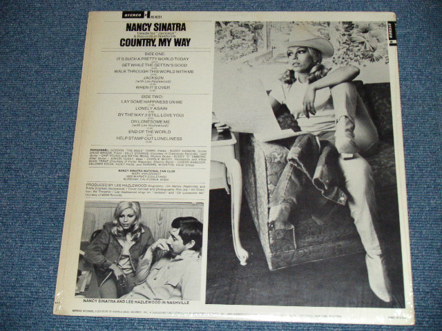 画像: NANCY SINATRA - COUNTRY MY WAY ( MINT-/MINT-) / 1967 US AMERICA ORIGINAL "MULTI COLOR Label" STEREO  Used LP 