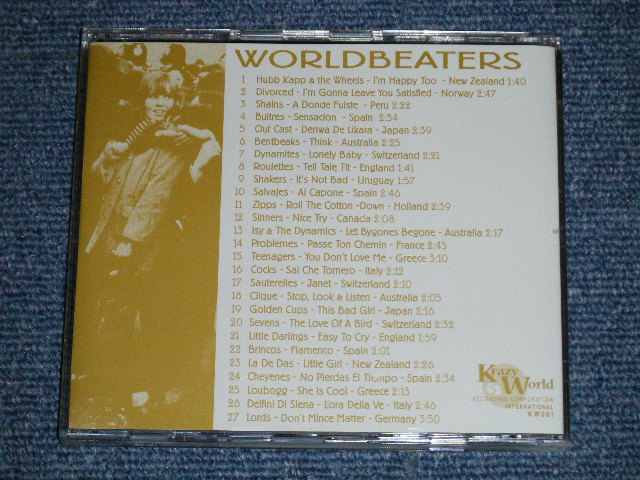 画像: va OMNIBUS  - WORLD BEATERS : MONDO XSIXTIES GARAGE MANIA   (MINT/MINT) /  2002 Used CD 