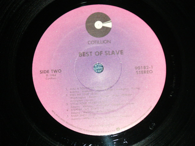 画像: SLAVE - BEST OF SLAVE (Ex++/Ex+++ )  / 1984 US AMERICA  ORIGINAL "PROMO"  Used LP  