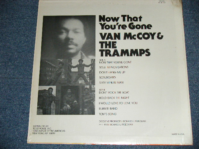 画像: VAN McCOY & The TRAMPS - NOW THAT YOU'RE GONE  ( MINT-/Ex+++ )  /  US AMERICA  ORIGINAL Used LP  