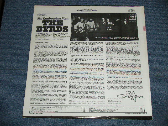 画像: 's THE BYRDS - MR.TAMBOURINE MAN ( Matrix # A)1K /B)1J )( Ex++/Ex+++) / Early 1970's US AMERICA 2nd Press  Used LP