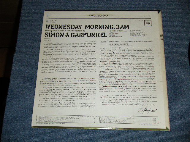 画像: SIMON & GARFUNKEL - WEDNESDAY MORNING,3AM ( Matrix Number : A) XSM 77922-1E/XSM 77923-1Ｈ ) (Ex+/Ex+++ A-2,3,4::Ex) / 1965 US ORIGINAL "360 SOUND Label"  STEREO Used LP