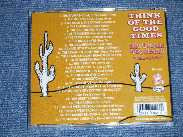 画像: va Omnibus - THINK OF THE GOODTIME : THE TUCSON '60's SOUND 1959-1968  (MINT/MINT) / 2002 US AMERICA ORIGINAL  ORIGINAL Used CD 