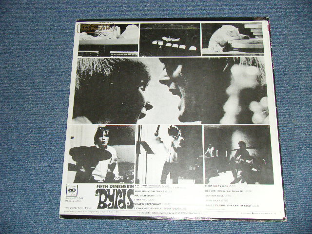 画像: THE BYRDS - FIFTH DIMENSION ( Matrix # A) 2A / B)2A) (Ex/MINT-) / Early 1970's US AMERICA "PROMO STAMP" "2nd Press Label" Used LP 