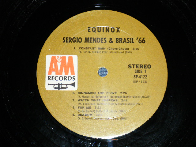 画像: SERGIO MENDES & BRASIL '66 - EQUINOX ( Matrix # SP-4143-B-2 △10364 / SP-4144-A-1 △10364-x) ( Ex+++,Ex+/Ex++) / 1966 US AMERICA Original Stereo "BROWN LABEL" Used LP 