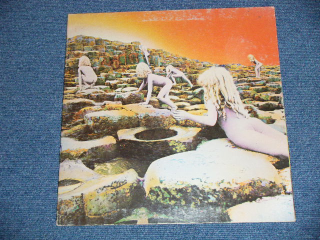 画像: LED ZEPPELIN -  HOUSES OF THE HOLY (Matrix #A)ST-A-732783-DDD-1 AT Sterling RL  D PR B)ST-A-732784-DD-1 AT PR 6 Sterling RL) "RI/PRC Record Plant Press in RICHMOND" in INDIANA"(Ex++/Ex+++)  / 1974 Maybe US AMERICA "2nd Press Large '75 ROCKFELLER Credit Label" Used LP With Original Inner sleeve