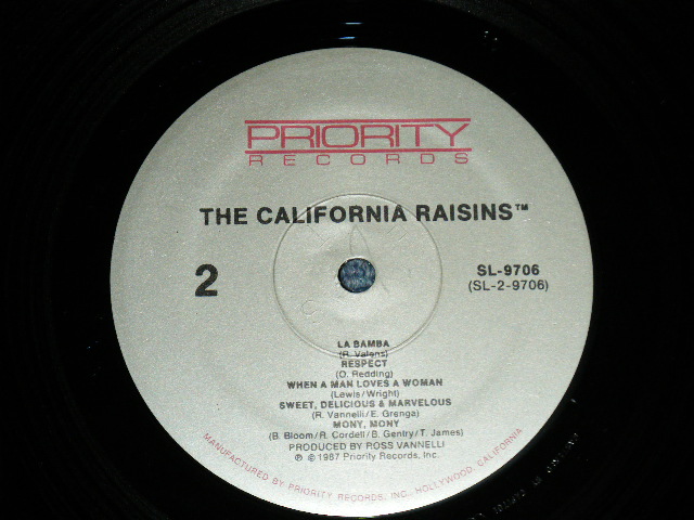 画像: CALIFORNEA RAISINS ( BUDDY MILES etc...) - SING THE HIT SONGS ( NO  POSTER & FLYER ) (Ex+++/Ex+++)  / 1987 US AMERICA ORIGINAL Used LP 