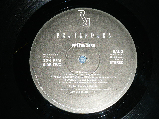 画像: PRETENDERS - PRETENDERS   ( Ex++/Ex+++)   / 1980 UK ENGLAND  ORIGINAL "ROUND COVER"   Used  LP