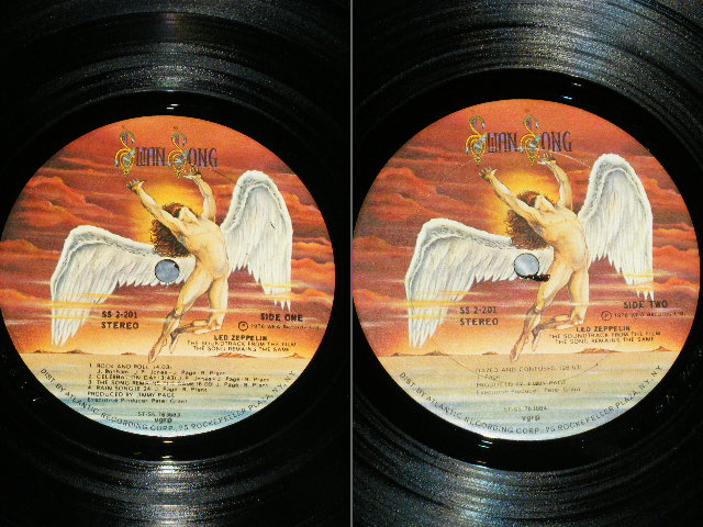 画像: LED ZEPPELIN - THE SONG REMAIL THE SAME  ( Matrix # A:F/B:G/C:G/D:F ) ( Ex++/Ex+++ Side-2-1:Ex++)  / 1976 US AMERICA  ORIGINAL Used 2-LP With Booklet & ORIGINAL INNER SLEEVE   