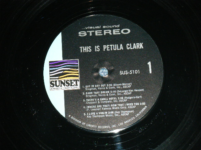 画像: PETULA CLARK - THIS IS PETULA CLARK (Ex-/Ex+++)   / 1965 US AMERICA ORIGINAL Stereo Used LP