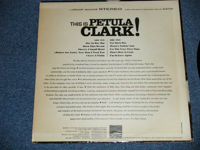 画像: PETULA CLARK - THIS IS PETULA CLARK (Ex-/Ex+++)   / 1965 US AMERICA ORIGINAL Stereo Used LP