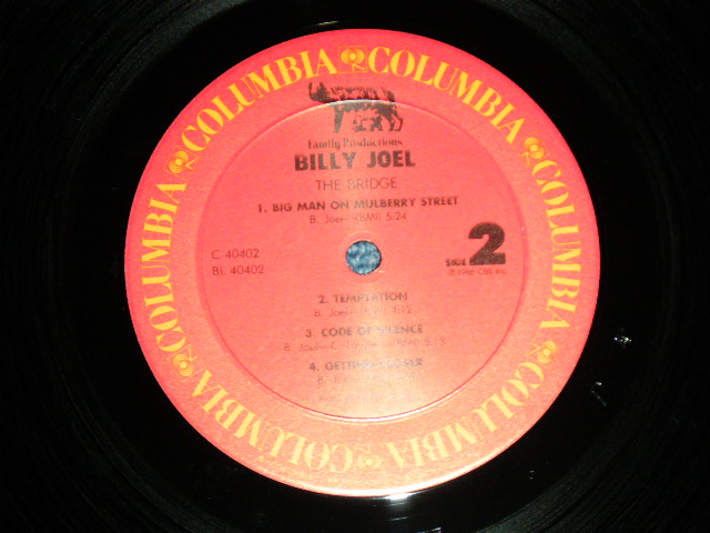 画像: BILLY JOEL -  THE BRIDGE ( MINT/MINT ) / 1986 US AMERICA  ORIGINAL " with SHRINK WRAP & TITLE Seal on "  Used LP