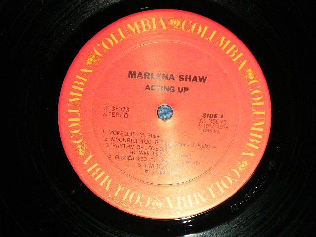 画像: MARLENA SHAW - ACTING UP ( Ex+++/MINT- Looks:Ex+++) / 1978 US AMERICA ORIGINAL Used LP 