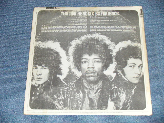 画像: JIMI HENDRIX - ARE YOU EXPERIENCED( Matrix Number  A)RS 6261-A-30681-1F / B) 30682  RS-6261 B 1A)(VG/Ex+ Looks:Ex-) / 1968 US AMERICA ORIGINAL 2nd Press "2 COLOR:ORANGE & BROWN Label"  Used  LP 