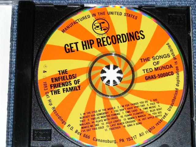 画像: The ENFIELDS/FRIENDS OF THE FAMILY - THE SONG OF TED MUNDA ( MINT-/MINT)  / 1993 US AMERICA  ORIGINAL   Used CD 