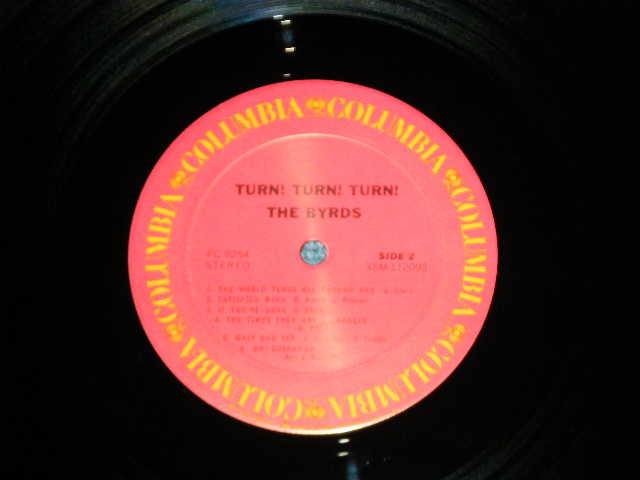 画像: BYRDS, THE - TURN! TURN! TURN!(Matrix # A) G2A  G1 / B) G2A G1 ) ( MINT-/MINT ) / US AMERICA REISSUE Used LP 