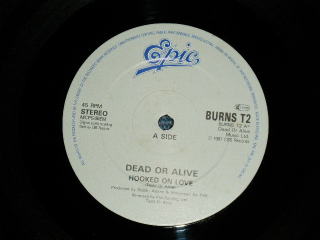 画像: DEAD OR ALIVE  - HOOKED ON LOVE ( Ex+++/MINT-)   / 1987 UK ENGLAND   ORIGINAL Used 12" 