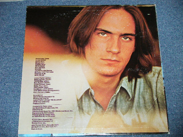 画像: JAMES TAYLOR - SWEET BABY JAMES : With POSTER SONG SHEET : 2nd Press "TITLE Credit" on Front Cover  (Matrix # WS-1-1843 LW 2/WS-2-1843 LW 2) "L.A. Press"  ( Ex++/MINT-) / 1974 US AMERICA  2nd Press "BURBANK STREET" Label Used  LP