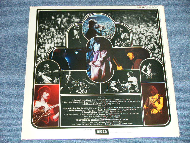 画像: ROLLING STONES - GET YER YA-YA'S OUT ( Matrix # 3W/1W ) ( Ex++/Ex++) / 1970's UK ENGLAND "2nd press Label" Used LP 