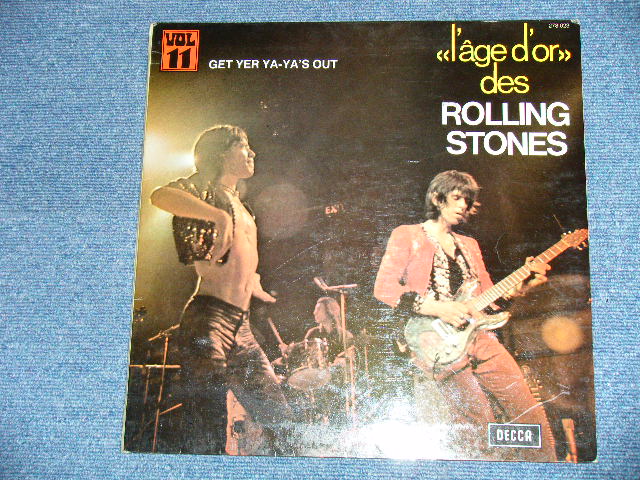 画像: ROLLING STONES - VOL.11 GET YER YA-YA'S OUT   (Ex+/Ex+++ Looks:Ex++) / 1974 FRANCE 1st UK VERSION Used LP 