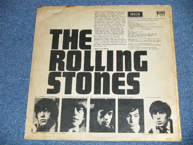 画像: ROLLING STONES - THE ROLLING STONES (  Matrix Number 1A/4A  Unboxed DECCA Label ) ( Ex-,VG++/Ex++ Looks:Ex )   / 1964 UK ENGLAND ORIGINAL Mono Used LP 