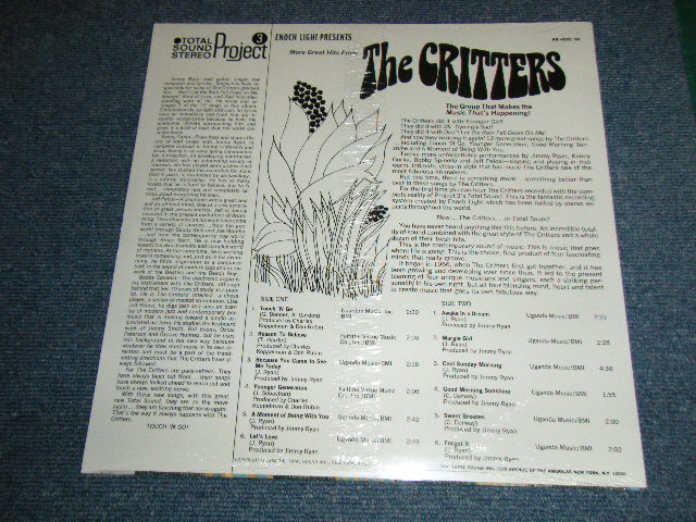 画像: The CRITTERS - TOUCH 'N GO WITH ( SEALED)  /  US AMERICA REISSUE  "Brand New SEALED" LP