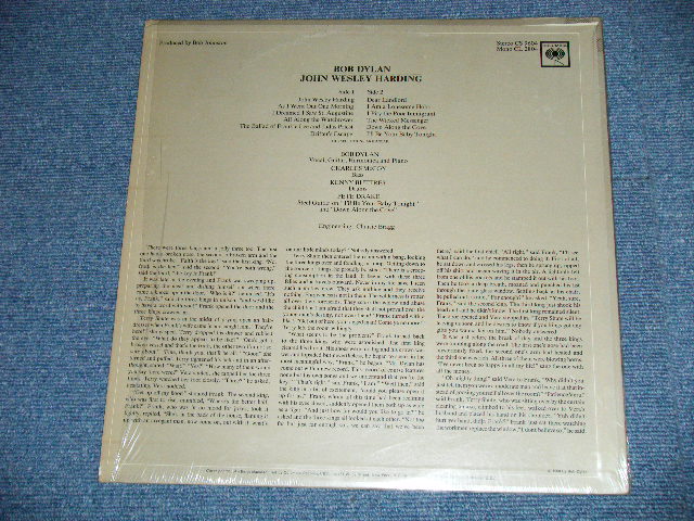 画像: BOB DYLAN -  JOHN WESLEY HARDING ( Matrix Number : 1B/1E)(MINT-/Ex+++ Looks:MINT- )   / 1968 US AMERICA  ORIGINAL 1st PRESS "360 SOUND Label" STEREO LP 