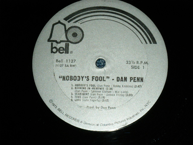 画像: DAN PENN - NOBODY 'S FOOL ( Ex+++/Ex+++) / 1973 US ORIGINAL   Used   LP 