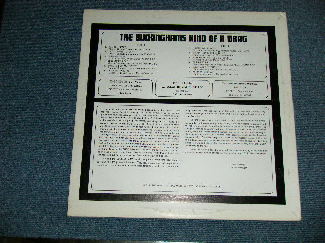 画像: The BUCKINGHAMS - KIND OF A DRAG (Ex++/Ex Looks:VG+++ )  / 1967 US AMERICA ORIGINAL MONO Used  LP