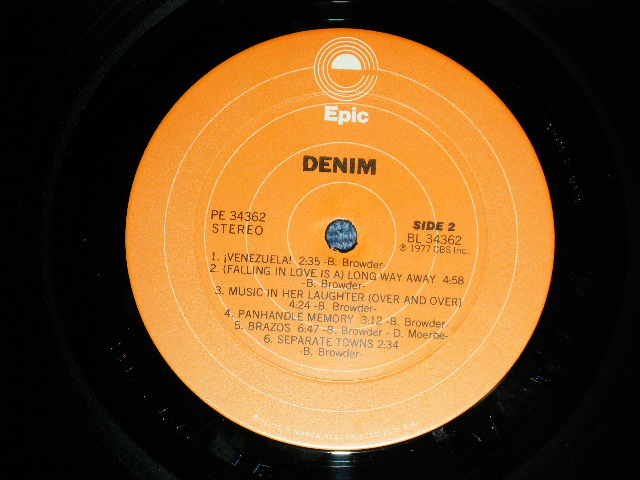 画像: DENIM - DENIM   ( VG+++/Ex+++)  / 1977 US AMERICA ORIGINAL 1st Press "ORANGE Label"  Used LP 