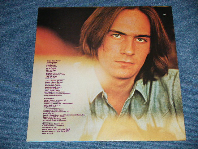 画像: JAMES TAYLOR - SWEET BABY JAMES   "TITLE Credit" on Front Cover  (Matrix # WS-1-1843 JW2/WS-2-1843 JW 3#4 )  ( Ex+++/MINT-) / 1978 VERSION US AMERICA "3rd Press Label"  Used  LP