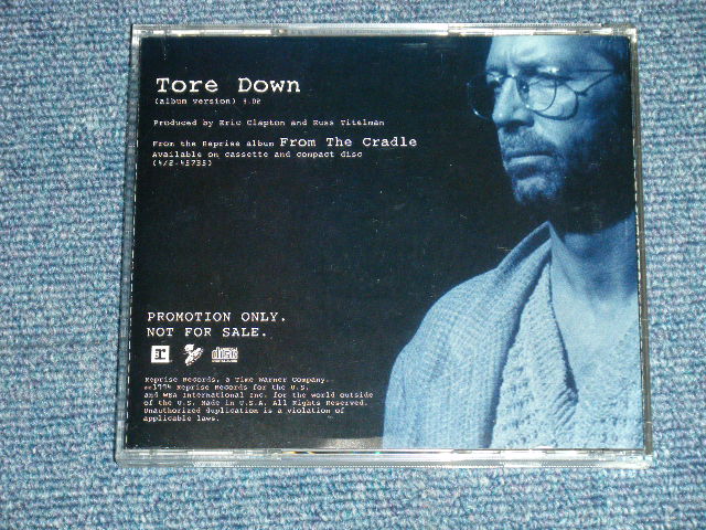 画像: ERIC CLAPTON - TORE DOWN  ( NEW )  / 1994 US AMERICA ORIGINAL "PROMO ONLY" "BRAND NEW" CD SINGLE 