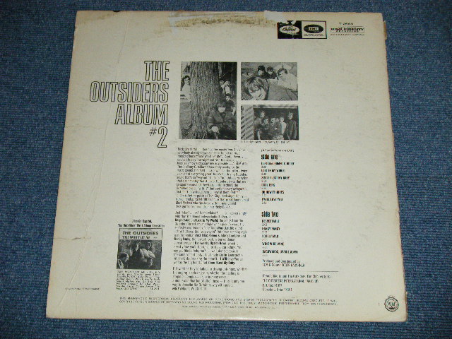 画像: The OUTSIDERS - ALBUM #2  ( VG?VG++ ) / 1966 US AMERICA ORIGINAL  MONO  Used LP 