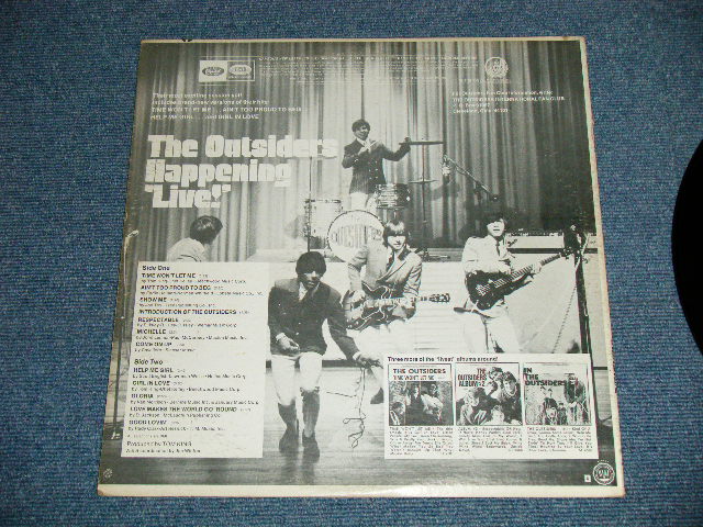 画像: The OUTSIDERS - HAPPENING "LIVE"  ( Ex/Ex  Looks:VG+++ ) / 1967 US AMERICA ORIGINAL  STEREO  Used LP 