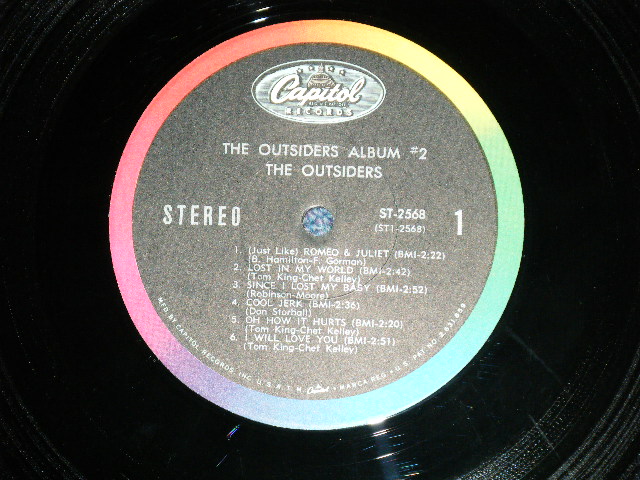 画像: The OUTSIDERS - ALBUM #2  ( Ex++/Ex+++  BB HOLE ) / 1966 US AMERICA ORIGINAL  STEREO  Used LP 