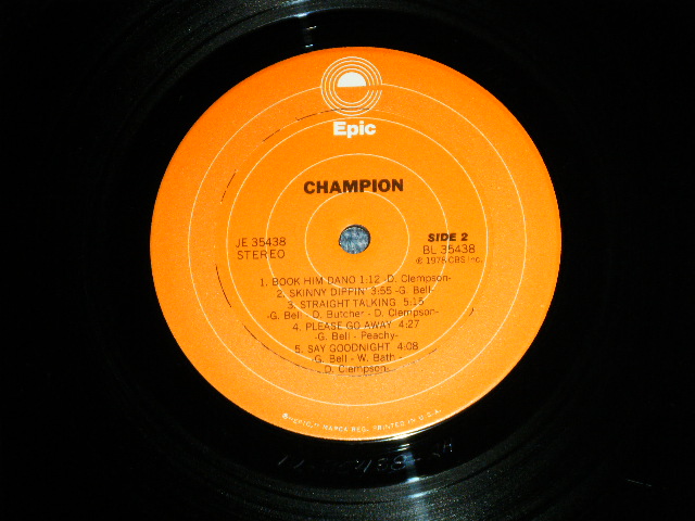 画像: CHAMPION - CHAMPION   (Ex+/Ex+++ )  / 1978  US AMERICA  ORIGINAL  Used  LP 